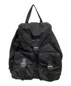 PRADAプラダ）の古着「VELA/ナイロンリュック」｜ブラック