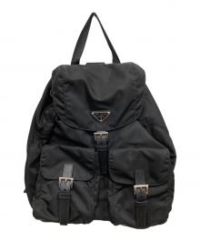 PRADA（プラダ）の古着「VELA/ナイロンリュック」｜ブラック