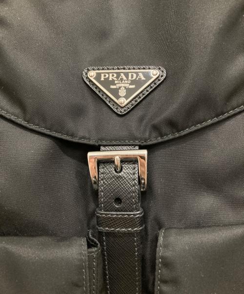 PRADA（プラダ）PRADA (プラダ) VELA/ナイロンリュック ブラックの古着・服飾アイテム