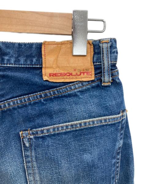 RESOLUTE（リゾルト）RESOLUTE (リゾルト) 710セルビッチデニムパンツ インディゴ サイズ:W30の古着・服飾アイテム