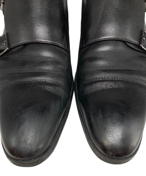 TEXCY LUXE（テクシーリュクス）TEXCY LUXE (テクシーリュクス) GORE-TEXモンクストラップシューズ ブラック サイズ:27EEEの古着・服飾アイテム