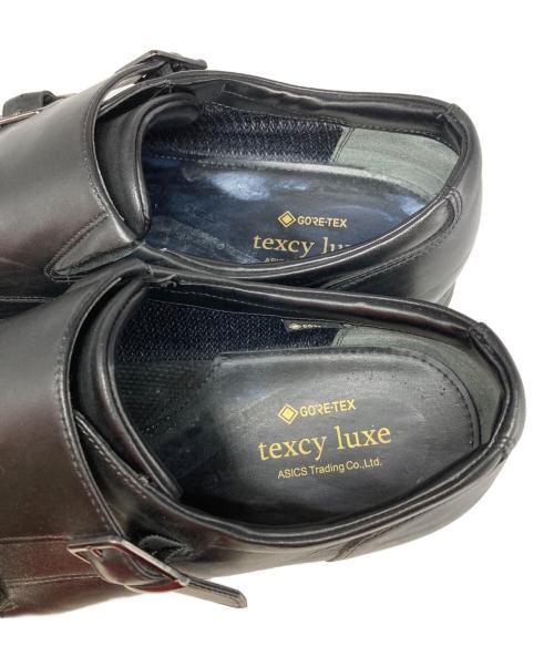 TEXCY LUXE（テクシーリュクス）TEXCY LUXE (テクシーリュクス) GORE-TEXモンクストラップシューズ ブラック サイズ:27EEEの古着・服飾アイテム