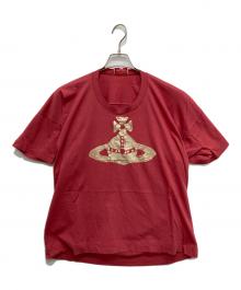 Vivienne Westwood RED LABEL（ヴィヴィアンウエストウッドレッドレーベル）の古着「変形プリントTシャツ」｜レッド