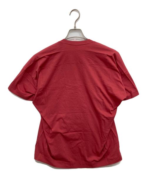 Vivienne Westwood RED LABEL（ヴィヴィアンウエストウッドレッドレーベル）Vivienne Westwood RED LABEL (ヴィヴィアンウエストウッドレッドレーベル) 変形プリントTシャツ レッド サイズ:2の古着・服飾アイテム