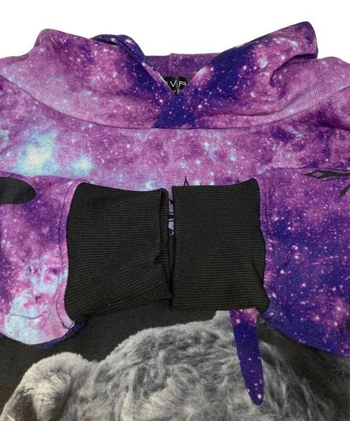 TRAVRS（トラバス）TRAVRS (トラバス) 宇宙どろどろたれくまパーカー/総柄パーカー ブラック サイズ:FREEの古着・服飾アイテム