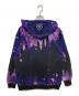 TRAVRS (トラバス) 宇宙どろどろたれくまパーカー/総柄パーカー ブラック サイズ:FREE：6000円