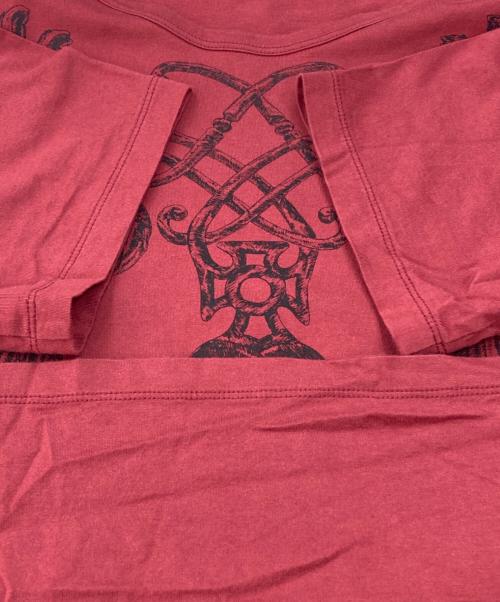 Vivienne Westwood man（ヴィヴィアン ウェストウッド マン）Vivienne Westwood man (ヴィヴィアン ウェストウッド マン) ヴェルサイユリラックスTシャツ レッド サイズ:SIZE48の古着・服飾アイテム