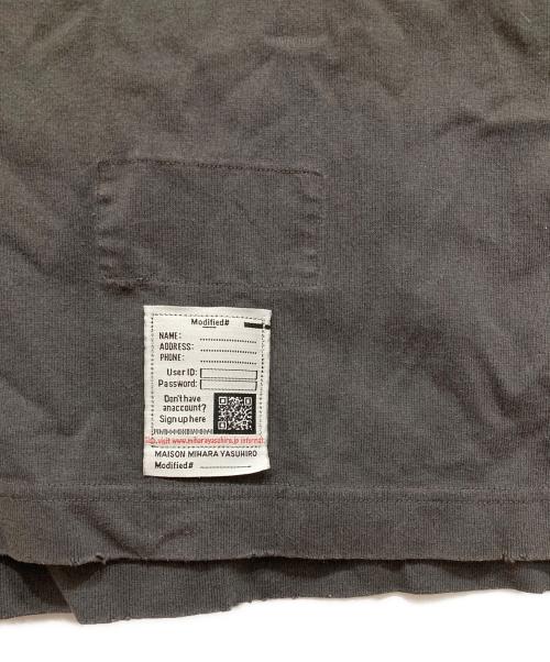 Maison MIHARA YASUHIRO（メゾン ミハラ ヤスヒロ）Maison MIHARA YASUHIRO (メゾン ミハラ ヤスヒロ) DISTRESSED TEE グレー サイズ:48の古着・服飾アイテム