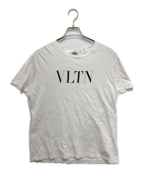 VALENTINO（ヴァレンティノ）VALENTINO (ヴァレンティノ) ロゴTシャツ ホワイト サイズ:Sの古着・服飾アイテム