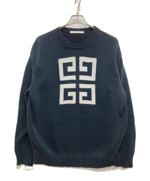 GIVENCHY（ジバンシィ）GIVENCHY (ジバンシィ) 4Gロゴニット ブラック サイズ:Sの古着・服飾アイテム