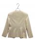 theory luxe (セオリーリュクス) サキソニーノーカラージャケット アイボリー サイズ:36：7000円