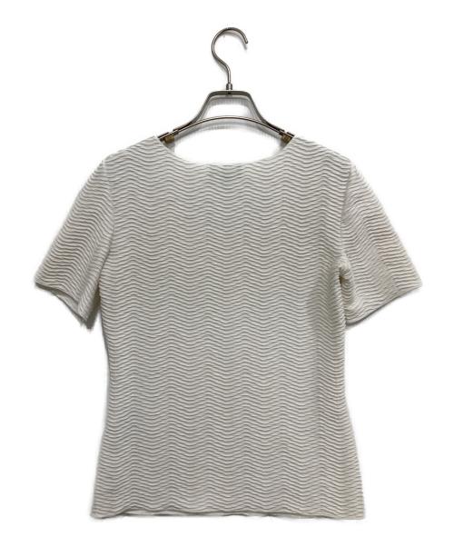 EMPORIO ARMANI（エンポリオ アルマーニ）EMPORIO ARMANI (エンポリオ アルマーニ) 半袖カットソー ホワイト サイズ:Mの古着・服飾アイテム
