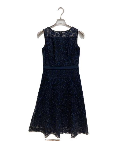 ANAYI（アナイ）ANAYI (アナイ) ノースリーブレースワンピース ネイビー サイズ:36の古着・服飾アイテム