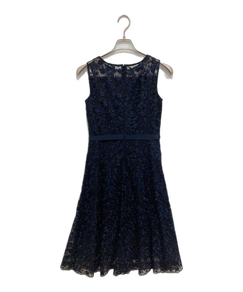 ANAYI（アナイ）ANAYI (アナイ) ノースリーブレースワンピース ネイビー サイズ:36の古着・服飾アイテム