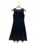 ANAYI（アナイ）の古着「ノースリーブレースワンピース」｜ネイビー
