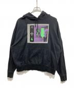 C.Eシーイー）の古着「OVERDYE WHEREVER LIGHTHOODY」｜ブラック