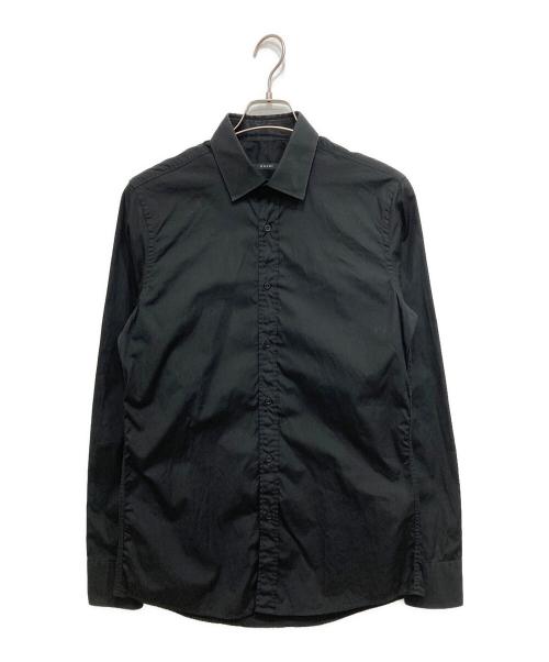GUCCI（グッチ）GUCCI (グッチ) ドレスシャツ ブラック サイズ:39の古着・服飾アイテム