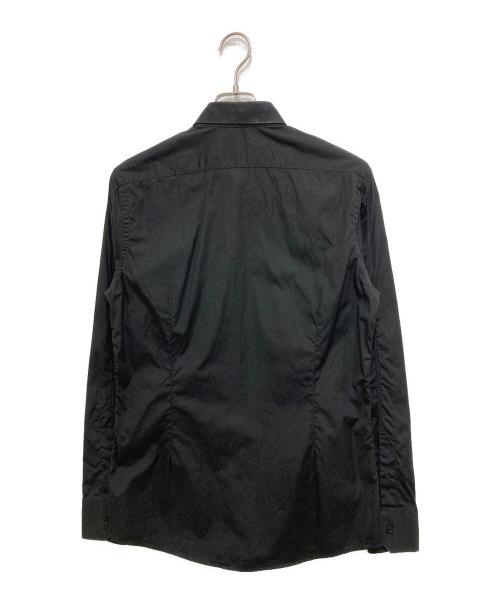 GUCCI（グッチ）GUCCI (グッチ) ドレスシャツ ブラック サイズ:39の古着・服飾アイテム