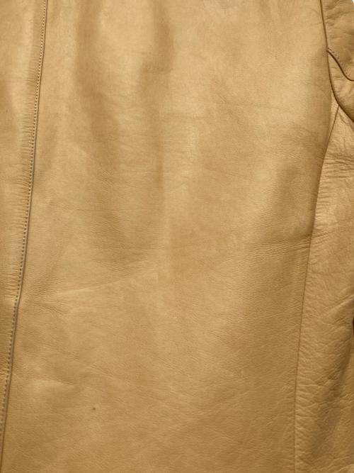 PAUL SMITH（ポールスミス）PAUL SMITH (ポールスミス) ラムレザー3Bテーラードジャケット ベージュ サイズ:Lの古着・服飾アイテム