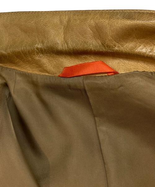 PAUL SMITH（ポールスミス）PAUL SMITH (ポールスミス) ラムレザー3Bテーラードジャケット ベージュ サイズ:Lの古着・服飾アイテム