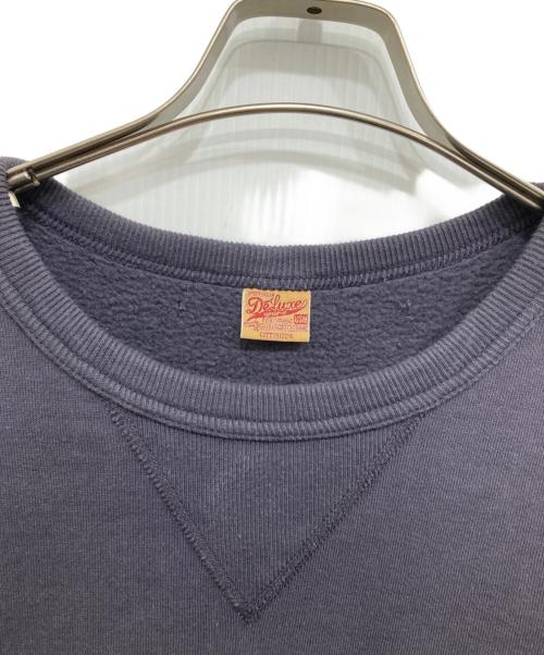Deluxeware（デラックスウェア）Deluxeware (デラックスウェア) 前Vスウェット ネイビー サイズ:M（USサイズ）の古着・服飾アイテム