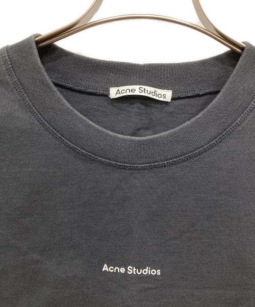 Acne studios（アクネ ストゥディオズ）Acne studios (アクネ ストゥディオズ) ロゴTシャツ グレー サイズ:Sの古着・服飾アイテム