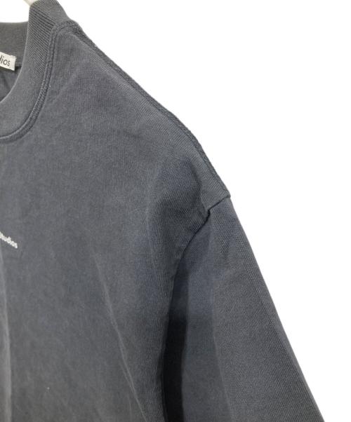 Acne studios（アクネ ストゥディオズ）Acne studios (アクネ ストゥディオズ) ロゴTシャツ グレー サイズ:Sの古着・服飾アイテム