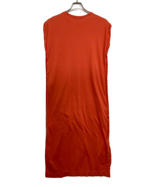 MACPHEE（マカフィー）MACPHEE (マカフィー) ノースリーブワンピース レッド サイズ:36の古着・服飾アイテム