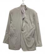 CRONOSクロノス）の古着「セットアップ/COLLARLESS STRETCH JACKET」｜ベージュ