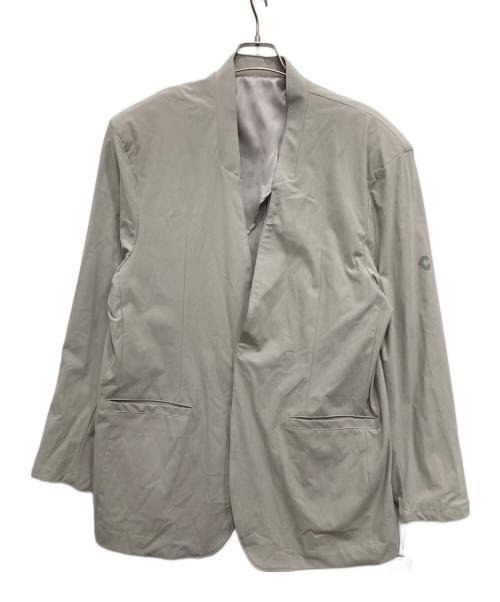 CRONOS（クロノス）CRONOS (クロノス) セットアップ/COLLARLESS STRETCH JACKET ベージュ サイズ:44（XXL） 未使用品の古着・服飾アイテム