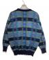 dunhill (ダンヒル) アーガイルウールニット ネイビー サイズ:42/107cm：5000円