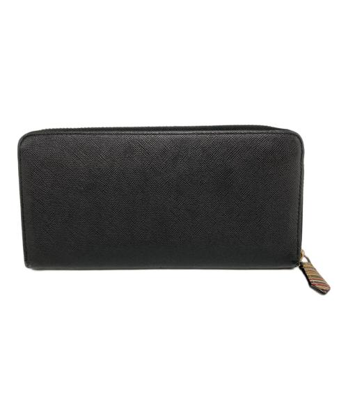 PAUL SMITH（ポールスミス）Paul Smith (ポールスミス) ラウンドファスナー財布 ブラックの古着・服飾アイテム