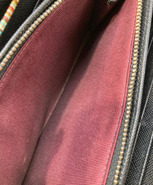 PAUL SMITH（ポールスミス）Paul Smith (ポールスミス) ラウンドファスナー財布 ブラックの古着・服飾アイテム
