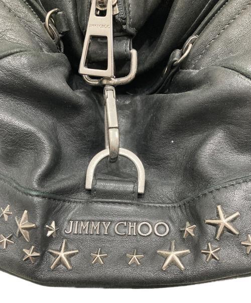 JIMMY CHOO（ジミーチュウ）JIMMY CHOO (ジミーチュウ) ワンショルダーリュック ブラックの古着・服飾アイテム