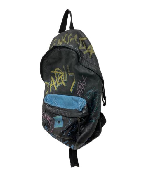 BALENCIAGA（バレンシアガ）BALENCIAGA (バレンシアガ) グラフィティバッグ ブラックの古着・服飾アイテム