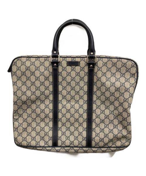 GUCCI（グッチ）GUCCI (グッチ) ブリーフケース ネイビーの古着・服飾アイテム
