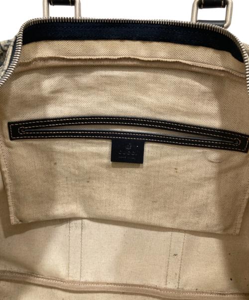GUCCI（グッチ）GUCCI (グッチ) ブリーフケース ネイビーの古着・服飾アイテム