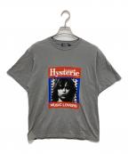 Hysteric Glamourヒステリックグラマー）の古着「HG MUSIC MAGAZINE Tシャツ」｜グレー