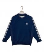 adidasアディダス）の古着「クルーネックニット」｜ネイビー