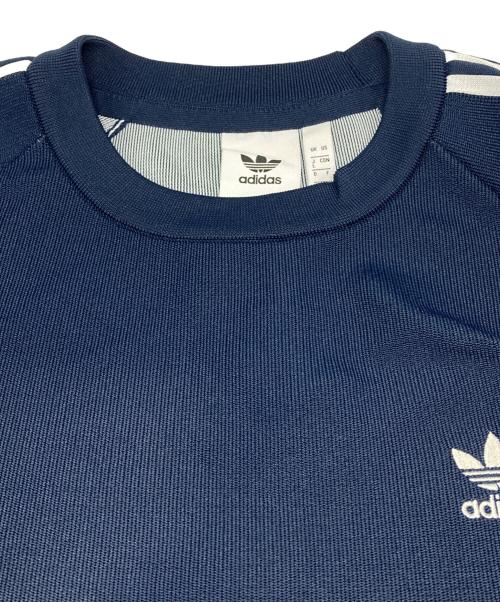 adidas（アディダス）adidas (アディダス) クルーネックニット ネイビー サイズ:Lの古着・服飾アイテム
