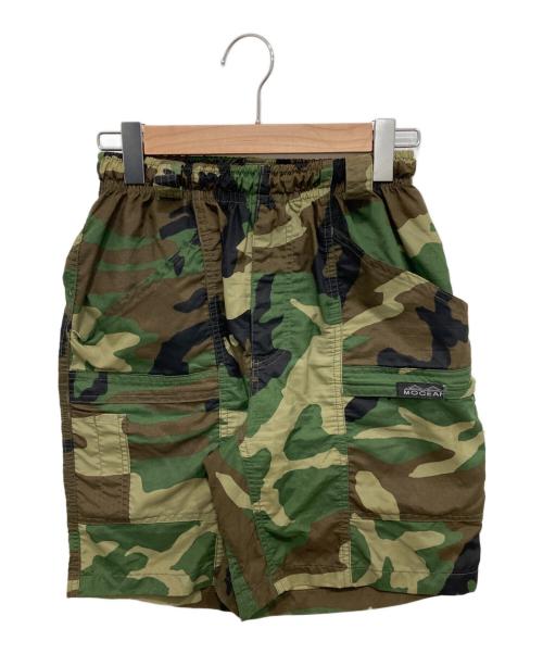 MOCEAN（モーシャン）MOCEAN (モーシャン) 迷彩柄ショートパンツ グリーン サイズ:Sの古着・服飾アイテム
