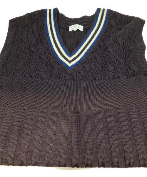 MACKINTOSH PHILOSOPHY（マッキントッシュ フィロソフィー）MACKINTOSH PHILOSOPHY (マッキントッシュ フィロソフィー) ニットベスト ブラック サイズ:38の古着・服飾アイテム