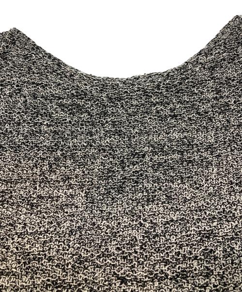 Spick and Span（スピック＆スパン）Spick and Span (スピック＆スパン) ペーパーヤーン2WAYルーズプルオーバー ブラック サイズ:FREEの古着・服飾アイテム