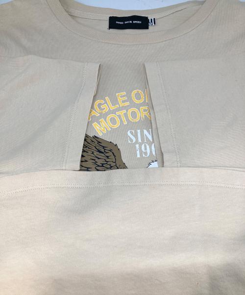 GOOD ROCK SPEED（グッドロックスピード）GOOD ROCK SPEED (グッドロックスピード) L'appartement (アパルトモン) プリントTシャツ ベージュ サイズ:Freeの古着・服飾アイテム