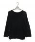 CLORE+ (クロレ) ナイロン混ルーズニット ブラック サイズ:FREE：7000円