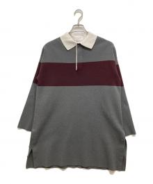 ARPEGE STORY（アルページュストーリー）の古着「ラガーニットワンピース」｜グレー