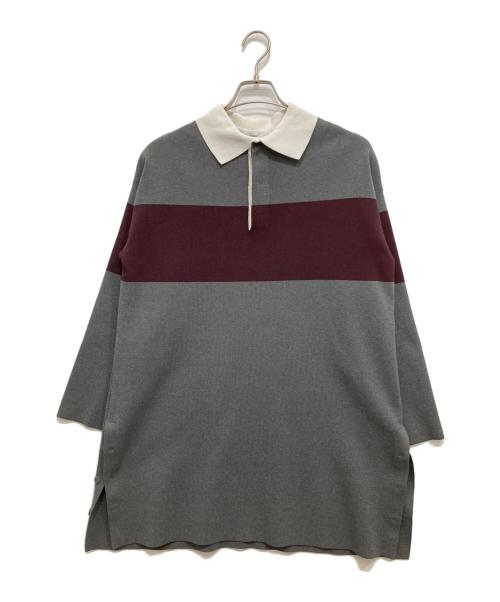 ARPEGE STORY（アルページュストーリー）ARPEGE STORY (アルページュストーリー) ラガーニットワンピース グレー サイズ:1の古着・服飾アイテム