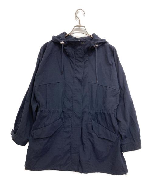 SHIPS any（シップスエニィ）SHIPS any (シップスエニィ) スタンドカラーポケットロング コート ネイビー サイズ:Fの古着・服飾アイテム