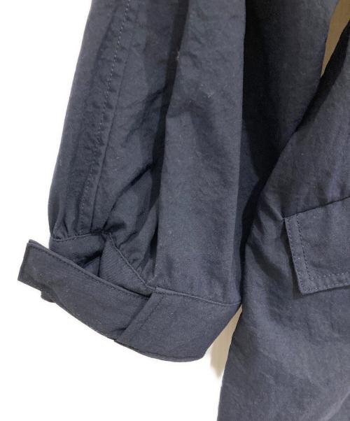 SHIPS any（シップスエニィ）SHIPS any (シップスエニィ) スタンドカラーポケットロング コート ネイビー サイズ:Fの古着・服飾アイテム