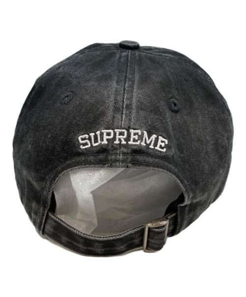 SUPREME（シュプリーム）Supreme (シュプリーム) Pigment Coated S Logo 6-Panel/キャップ ブラックの古着・服飾アイテム